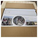 $105 warmiplanet Ceiling Fan with Lights Remote Control, 52 Inch, Brushed Nickel (5-Blades)