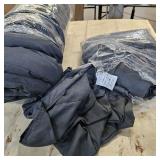 Twin Comforter Set with Sheets, 5 Pieces Soft and Breathable Twin Bedding Set, Dark Grey