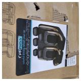 CAR PASS Leather seat Covers,Automotive Universal Sport car seat Cover Super 5mm Composite Sponge Inside,Airbag Compatible fits Most Cars, SUVs, Trucks, and Vans (Full Set,Black and Beige)