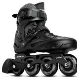 Inline Skates for Women Men, Outdoor Street Blades Roller Adult Male Female, Professional Fitness Roller Skates Blades for Unisex. Men 8 1/2 -9