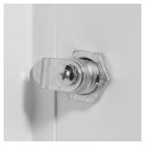 Premier 12x24 Universal Steel Flush Access Panel Door w/Keyed Cylinder Latch, White Prime Coat Finish, Wall, Ceiling Mounted Access Door for Drywall, Plumbing, Electrical, FL-5000 - Damaged and Missin