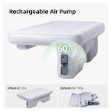 $119 Car Back Seat Air Mattress - Universal Fit SUV/Sedan, Inflatable Camping Mattress with Built-in Pump & Air Support Column, Portable True Flat Gap-Filling Car Bed for Sleeping Roadtrip Travel