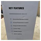 BoxLegend Foldable Towel Warmer for Bathroom, 21L Large Hot Towel Warmer for SPA, Towels, Robes, Blankets with Timer, Auto Shut Off, Fits Up to Two 40"x70" Oversized Towels (Gray)