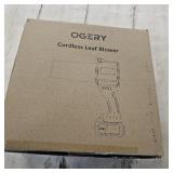 OGERY Brushless Leaf Blower Cordless with Lights, Powerful Electric Leaf Blowers with 2 x 3.0Ah Batteries & Fast Charging, 700CFM 900G Wind Pressure Handheld Blower for Lawn Care Yard Garden, Green