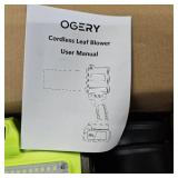 OGERY Brushless Leaf Blower Cordless with Lights, Powerful Electric Leaf Blowers with 2 x 3.0Ah Batteries & Fast Charging, 700CFM 900G Wind Pressure Handheld Blower for Lawn Care Yard Garden, Green