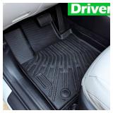 Car Floor Mats for Kia Sportage 2026 2025 2024 2023 Gas Cargo Liners All Weather Full Set TPE Carpet Cover Waterproof Trunk Protector Odorless Cover Fuel Car Mats Accessories 6 Pieces