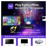 $160 FWFX Exercise Mat for Home Workouts - Interactive Dance Game Mat Connects to TV, 2-Player Kids Party Interactive Games, Active Sports & Yoga Mat for Adults & Family Fitness, Fun Gift (Gray)