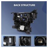 $206 ECCPP LED Headlight Assembly Fit 2021 2022 2023 for Chevy Tahoe Replacement Headlights Driver Side Black Housing GM2502511 84934279