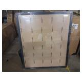 A PLUS MAX 20x24 Picture Frame, Black Engineered Wood Frame for 20 x 24 Inch Picture Poster Photo, Light Weight 20 by 24 Frame with Wood-grain for Wall - 1 Pack/Black/20 x24