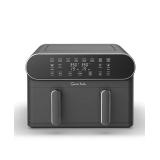 $286 Sur La Table 11 Quart Single or Double Basket Air Fryer - Gray