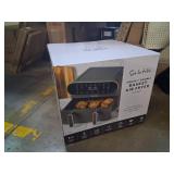 $286 Sur La Table 11 Quart Single or Double Basket Air Fryer - Gray