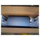 $150 FIREGAS Black Range Hood 30 Inch, Wall Mount Kitchen Hood Ducted/Ductless Convertible, 450 CFM, 3-Speed Exhaust Fan, Stainless Steel Stove Vent for Kitchen with LED Lights, Charcoal Filters