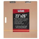 US Art Supply 23"x26" Artist Field Sketch Tote Board Drawing Heavy-Duty Clip
