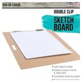 US Art Supply 23"x26" Artist Field Sketch Tote Board Drawing Heavy-Duty Clip