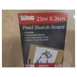 US Art Supply 23"x26" Artist Field Sketch Tote Board Drawing Heavy-Duty Clip