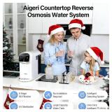 $250 Portable Countertop Reverse Osmosis Water Filter with UV, 5-Stage RO Filtration System, No Installation Needed, 5:1 Pure to Drain Ratio, Compact Water Purifier for Home, Office & RV
