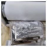 Persilux Light Filtering Roller Shades for Windows,Cordless,Linen Fabric,Roller Blinds,Thermal Insulated Fabric UV Protection Shades ,Door,Light Filtering-Beige, 23" width by 72" length.