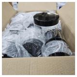 36 Pack 4 OZ Plastic Jars with Lids, BPA Free, Reusable, Refillable Transparent Cosmetic Containers for Bath Salts, Cosmetics, Powders, Beauty Product and Small Accessories