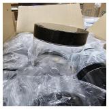 36 Pack 4 OZ Plastic Jars with Lids, BPA Free, Reusable, Refillable Transparent Cosmetic Containers for Bath Salts, Cosmetics, Powders, Beauty Product and Small Accessories