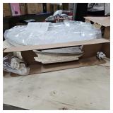 $130 Brondell L60-EW LumaWarm Heated Nightlight Elongated Toilet Seat, White