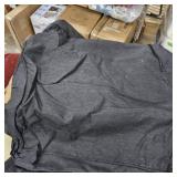 $113 Honeycomb Outdoor Heritage Deep Seat, 24 x 23, Textured Solid Charcoal Grey Chair Cushion with Removable Cover, for Patio Furniture