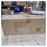 $113 Honeycomb Outdoor Heritage Deep Seat, 24 x 23, Textured Solid Charcoal Grey Chair Cushion with Removable Cover, for Patio Furniture