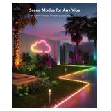 $140 Govee Outdoor Neon Rope Lights, 32.8ft RGBIC IP67 Waterproof Patio Decorations with 64 Scene Modes, Music Sync, Flexible LED Outdoor Lights, Neon Lights Work with Alexa, Google Assistant - Appear