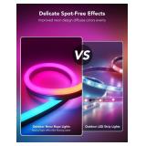 $140 Govee Outdoor Neon Rope Lights, 32.8ft RGBIC IP67 Waterproof Patio Decorations with 64 Scene Modes, Music Sync, Flexible LED Outdoor Lights, Neon Lights Work with Alexa, Google Assistant - Appear