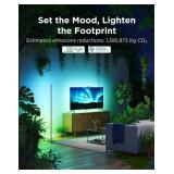 Govee RGBIC Floor Lamp Basic, LED Corner Lamp Compatible with SmartThings, Alexa, and Matter, Smart Modern Floor Lamp with Music Sync and 16 Million DIY Colors, Standing Lamp for Bedroom Living Room