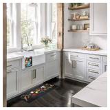 UpNUpCo Artistic Beautiful Anti Fatigue Kitchen Floor Mat - Unique Floor Mats - Pain Relief Padded Kitchen Mats - Floor Mats For In Front Of Sink - Memory Foam 47"X17.5"X10mm Spicy Spice