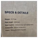 Extra Wide Stadium Seats with Back Support, Bleacher Chairs with High Back and Cushion, Padded Portable Fording Bleacher Seat with Armrests, Cup Holder and Storage Pockets (Black)