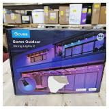 $190 Govee Smart Outdoor String Lights 2, 144ft Outdoor Lights with Dimmable Warm White LED Bulbs, 47 Scene Modes for Patio, Backyard, Balcony, IP65 Waterproof, Works with Alexa, App Control