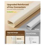 Foldable Bed Rail for Toddlers, 59in Reinforced Carbon Steel Frame&Connectors, Breathable Cationic Fabric, Safety Toddler Bed Rails for Queen, King, Twin, Full, No-Tool Setup.