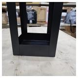 $150 CG Hunter Medium Black Lantern, Rustic Metal Decorative Lantern, 21" Tall