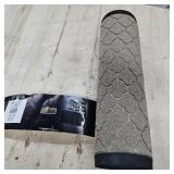 GORILLA GRIP 100% Waterproof All-Season WeatherMax Doormat 35x23, US Designed Natural Rubber, Stain and Fade Resistant, Low Profile Indoor Outdoor Door Mats, Easy Clean Patio Mat, Beige Quatre