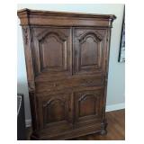 18th Century French Provincial Oak Cabinet