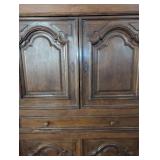 18th Century French Provincial Oak Cabinet