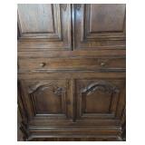 18th Century French Provincial Oak Cabinet