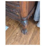 Ornate French Provincial Dresser with Claw Feet