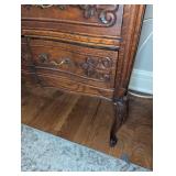 French Provincial Oak Chest of Drawers