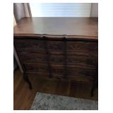 French Provincial Oak Chest of Drawers