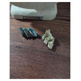 1960s Lisner Blue Thermoset Necklace and Earring Set