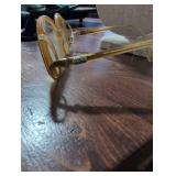 1980s Christian Dior Yellow Frame Eyeglasses