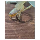 1980s Christian Dior Yellow Frame Eyeglasses