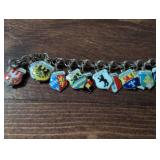 German Cities Shield Charm Bracelet