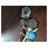 German Cities Shield Charm Bracelet