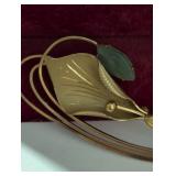 Carlyle & Co. Gold Tone Lily Brooch