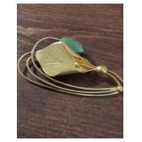 Carlyle & Co. Gold Tone Lily Brooch