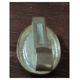 Oval Turquoise Silver Money Clip