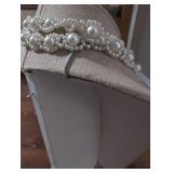 Pearl Tassel Statement Necklace